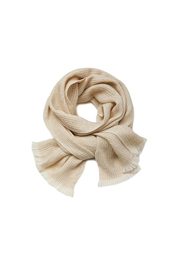 JUGUU Echarpes Decontracteécharpe Chaude Couple 100% Cachemire À Carreaux Et Franges Teints En Fil-A-05_190 * 32 Cm