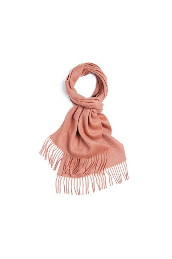 JUGUU Schal Frauen Winterécharpe De Couleur Unie Large En Cachemire 32 Couleurs Pour Hommes Et Femmes-25 Brown_30 * 180 Cm