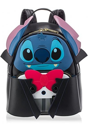 Loungefly Disney Vampire Stitch Bowtie Womens Double Strap Shoulder Bag Purse