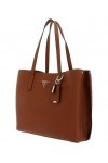GUESS Meridian Girlfriend Tote Cognac