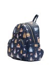 Loungefly Disney Princesses Castles Sac à main à double sangle pour femme Multicolore Taille unique, Multi, taille unique
