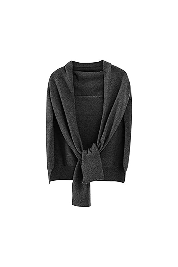 ABGRC Écharpe Écharpe en Fibre de Polyester, Chandail tricoté pour Le Haut du Corps, châle Enveloppant pour Femmes, écharpes 