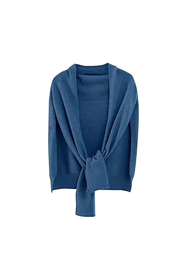 ABGRC Écharpe Écharpe en Fibre de Polyester, Chandail tricoté pour Le Haut du Corps, châle Enveloppant pour Femmes, écharpes 