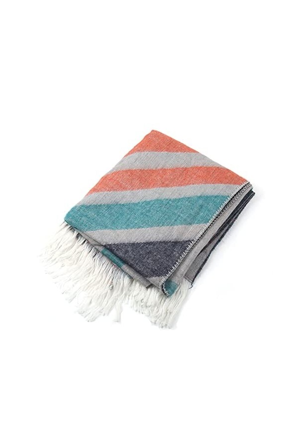 Foulard en Soie, Écharpes Couverture pour Femmes Hiver Doux Chaud Longues Écharpes Couleur Laine Confortable Laine Spinning G