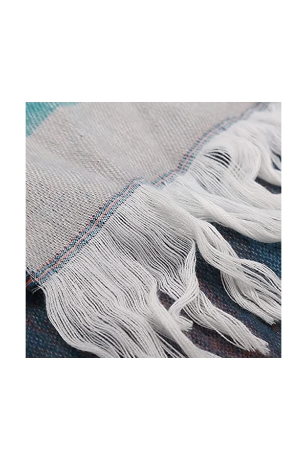 Foulard en Soie, Écharpes Couverture pour Femmes Hiver Doux Chaud Longues Écharpes Couleur Laine Confortable Laine Spinning G