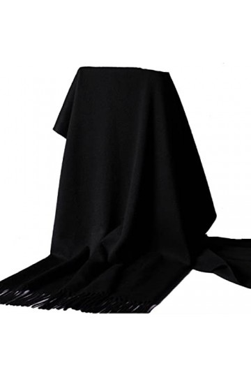 Foulard en Soie, Écharpes de Couverture pour Femmes Grande Grille Hiver Chaud Treillis Grande Laine Tartan Écharpe Mode Long 