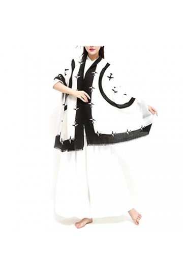 Foulard en Soie, Écharpes de Couverture pour Femmes à la Mode Hiver Doux Chaud Confortable Grande Couverture Tartan Plaid Dam