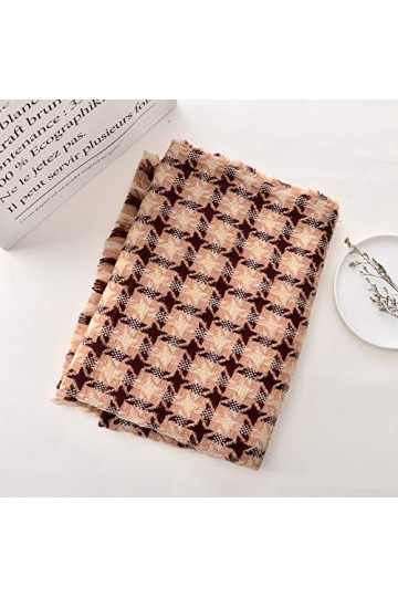 TYXL Foulard de Soie Femme, Sciarpa Donna Autunno e Inverno Nuova Sciarpa Thick Tazzy Scialle all-Match Wricotted Donne Sciar