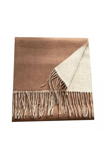 Foulard en Soie, Écharpes de Couverture pour Femmes Longue Écharpe Pashmina Châle Chaud Automne et Hiver Doux Confortable Éch