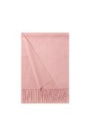 SEECOSY Écharpe pashmina 100 % pur cachemire - Écharpe classique chaude et douce, cadeau pour homme et femme, Rouge 69 x 10 