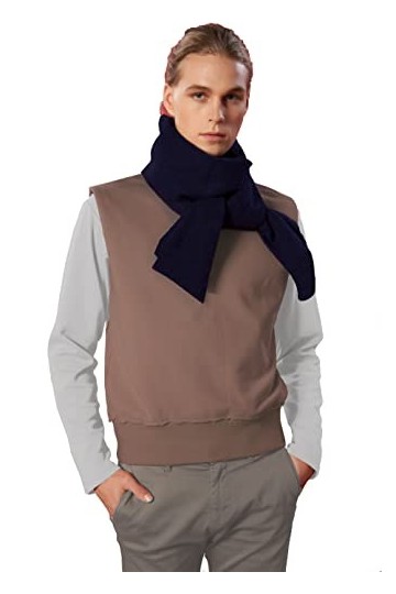 Écharpe pashmina 100 % pur cachemire – Écharpe classique et douce, cadeau pour homme.