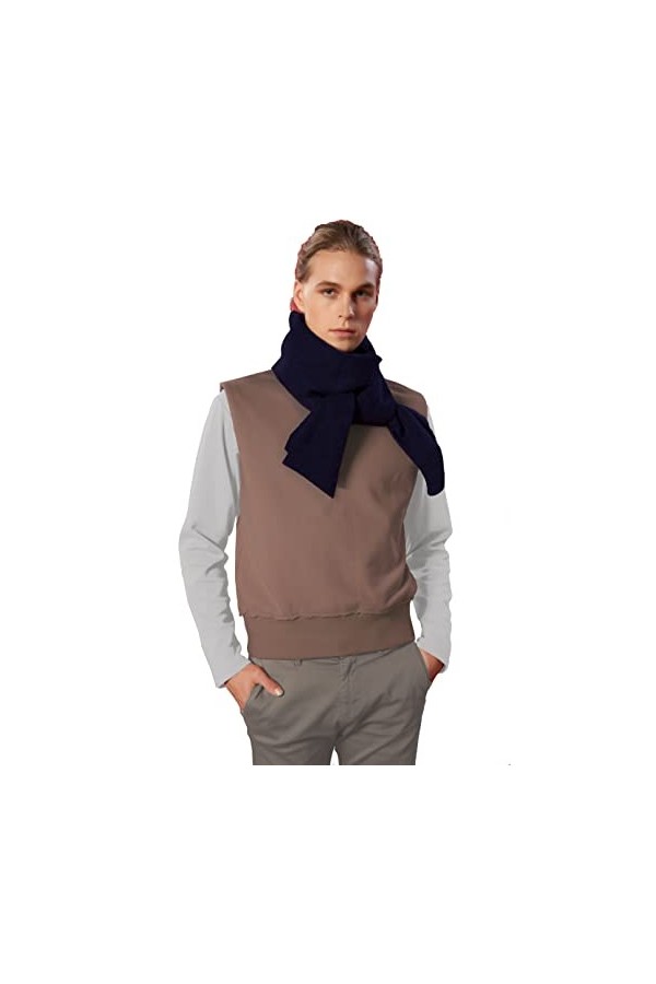 Écharpe pashmina 100 % pur cachemire – Écharpe classique et douce, cadeau pour homme.