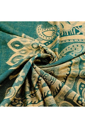 Ciormis Écharpes et châle cachemire doux et léger pour robes de soirée de mariage, J Paisley vert foncé