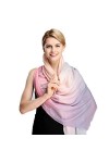 Snhpk 100% Cachemire Écharpe Wraps Pashmina Châle Changeant De Couleur Doux Hiver Chaud Écharpes Polyvalentes Grandes Envelop