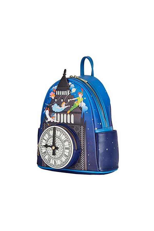 Mini mochila con reloj luminoso loungefly funko disney peter pan
