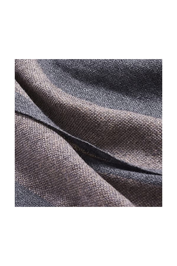 Foulard en Soie, Écharpes de Couverture pour Hommes et Femmes Couleur Unie Châle en Laine Tartan Carreaux Wraps Pashmina Écha