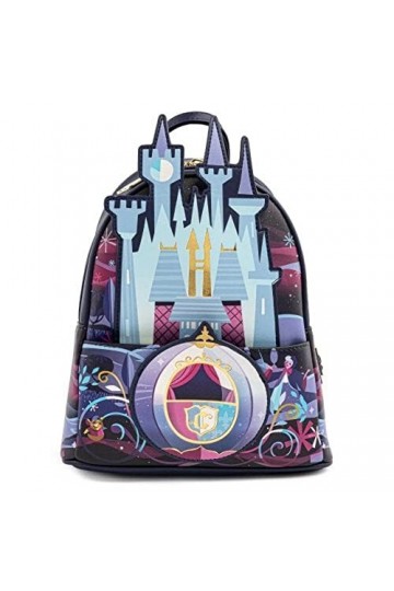 Loungefly Disney Cinderella Castle Series Womens Double Strap Shoulder Bag Purse