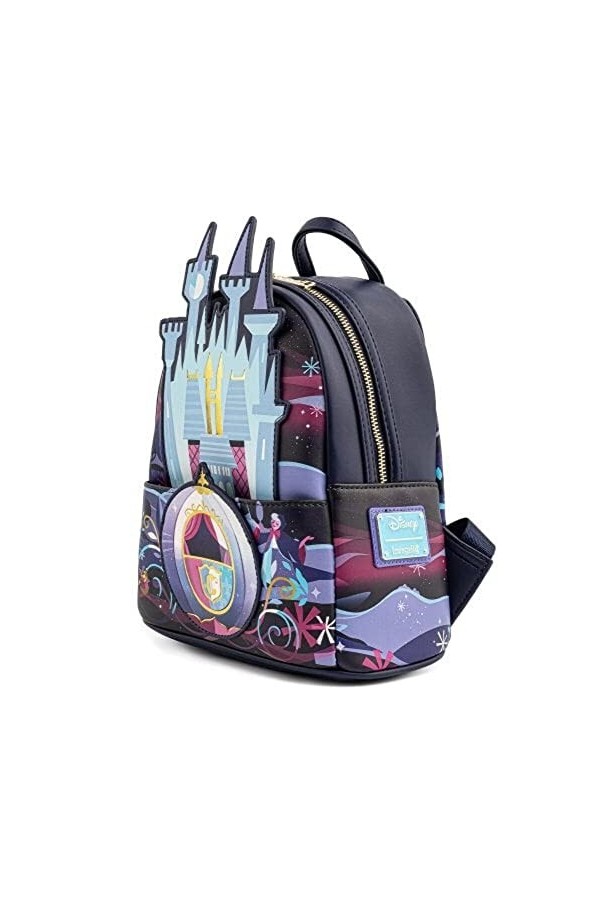 Loungefly Disney Cinderella Castle Series Womens Double Strap Shoulder Bag Purse