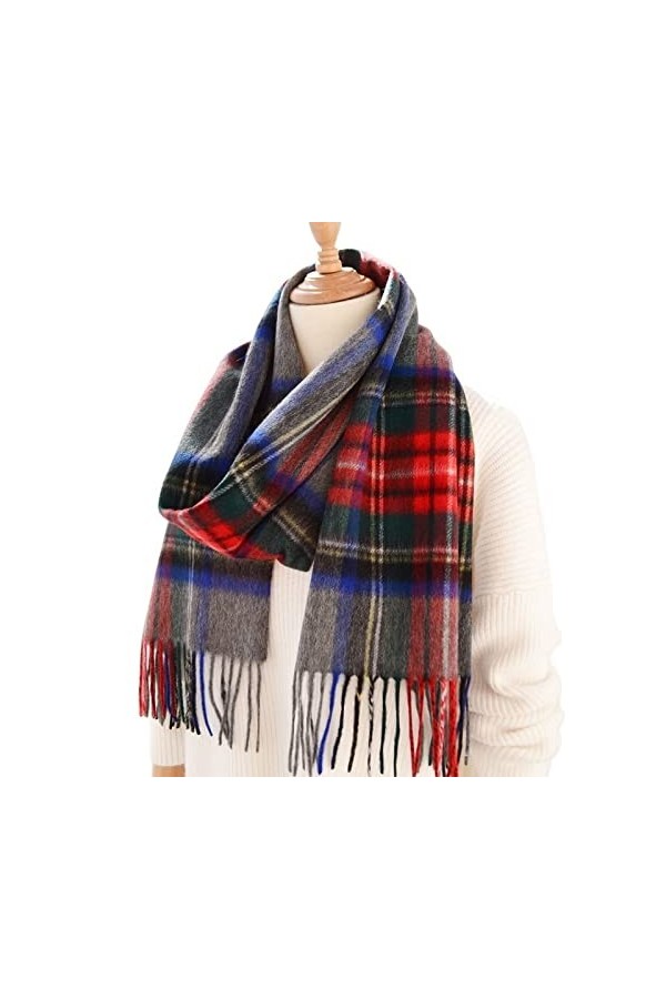 Écharpe Winter Femmes Écharpe Cachemire Écharpe Men Classique Écharpes à carreaux Fashion Lumière Chapeau chaude Wrap Pashmin