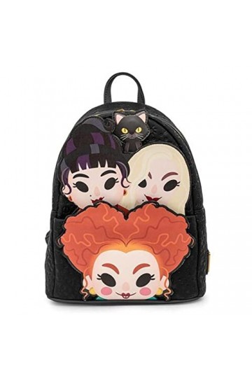 Loungefly Disney Hocus Pocus Sanderson Sisters Womens Double Strap Shoulder Bag Purse