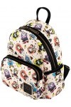 Disney Walt Villains - Pop! by Loungefly - Tattoo AOP Femme Mini Sac À Dos Standard, Imitation cuir,