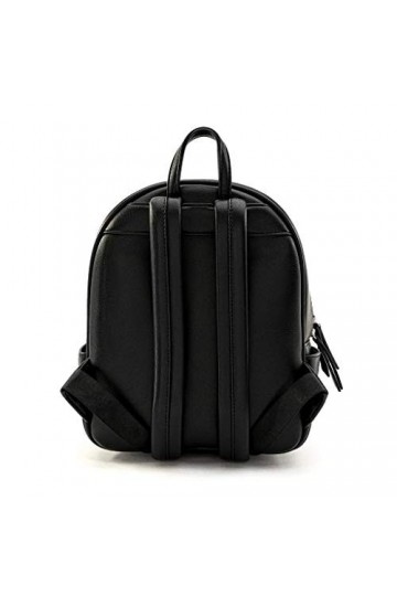 Loungefly Krone Femme Sac à Dos Noir, Imitation Cuir,