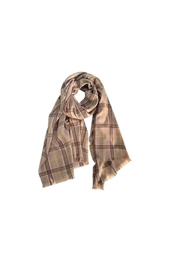 Écharpe de Noël Automne Hiver Écharpe Chaude Femmes Écharpes en Cachemire Imitation Châle Plaid Long Wraps Dames Écharpes Cad