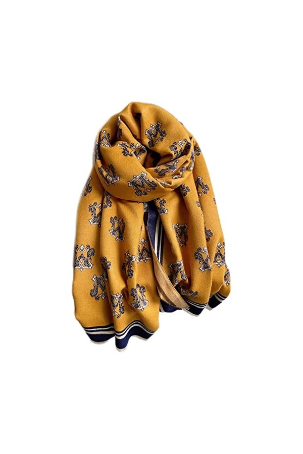 Tbkoly Écharpe en Cachemire à la Mode Écharpe Poncho, écharpe dhiver en Cachemire for Femme Impression détoiles en Cachemir