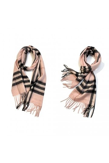 Foulard Femme Cheveux Echarpe Soie Écharpe À Carreaux Femme Britannique Classique Plaid Châle Hommes Gland Écharpe Épaissie E
