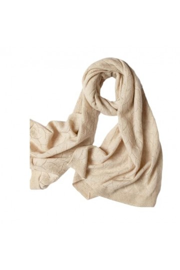 TZUFA Femmes mode luxe cachemire mélangé écharpes femmes cachemire mélangé châle femme évider tricoté chaud écharpe