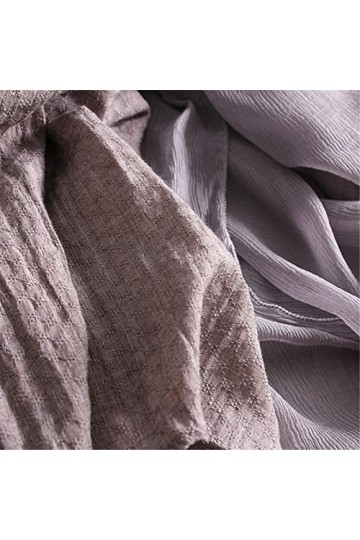 YLiansong-home Écharpe dhiver pour Femmes Pure Color Plage Foulard en Soie crème Solaire Femmes Mode Mulberry Soie Coton Éch