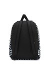 Vans Realm Flying V Backpack, Sac Dos Femme, Noir/Carreaux, Taille Unique