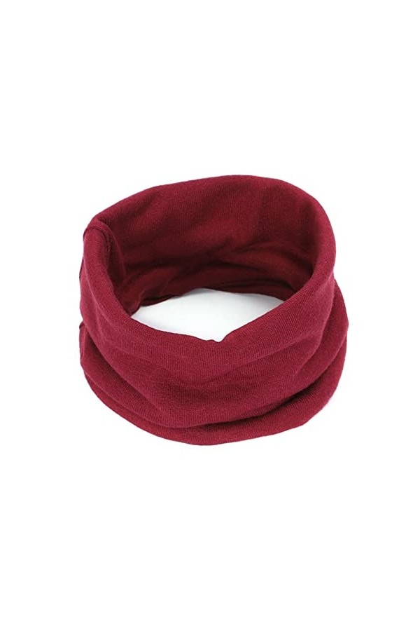ACiyD Écharpe Femme Femme Homme Femme Hiver Chaud Écharpe Solide Chunky Câble Tricot Laine Snood Cache-Cou Col Bénitier Cercl