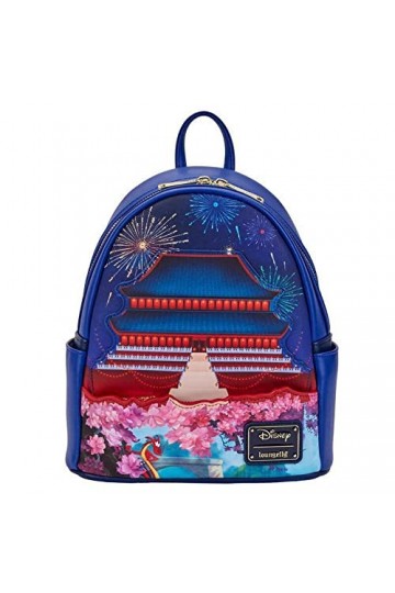 Mochila loungefly disney castillo mulan