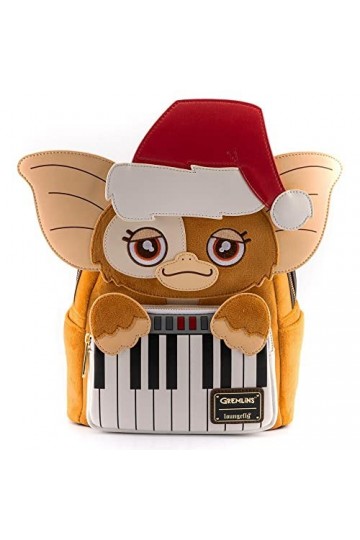 Gremlins Loungefly - Gizmo Noël Femme Mini Sac À Dos Standard, Imitation Cuir,