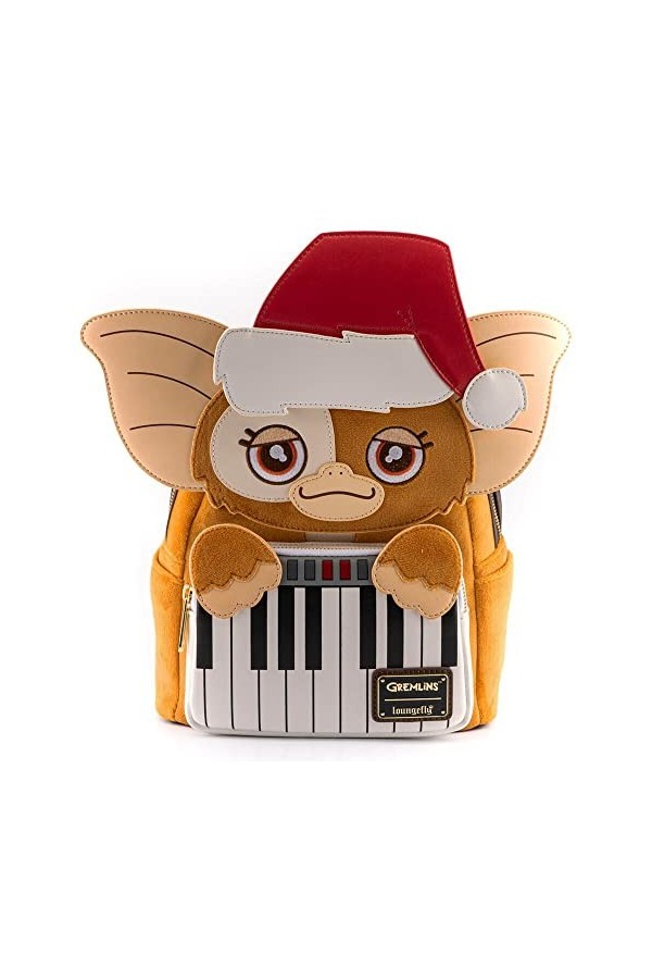 Gremlins Loungefly - Gizmo Noël Femme Mini Sac À Dos Standard, Imitation Cuir,