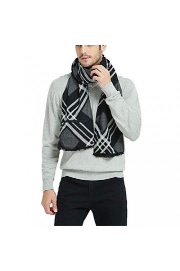 Écharpes De Couverture Dusb écharpe Chaude dhiver Unisexe De Coton De Couleur De Fièvre électrisante,Brown-22cmX180cm