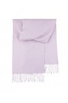 SEECOSY Écharpe pashmina 100 % pur cachemire - Écharpe classique chaude et douce, cadeau pour homme et femme, Rose pervenche