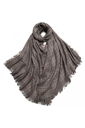 YLiansong-home Dames Écharpe Écharpe à Carreaux Britanniques et Longue châle Banche de Mode dautomne et dhiver pour Femmes 