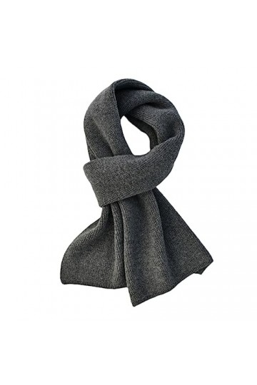 DBFBDTU Écharpes Tricotées En Cachemire Pour Femmes Ou Hommes Écharpe Dhiver De Couleur Unie Écharpe Chaude En Laine Épaisse