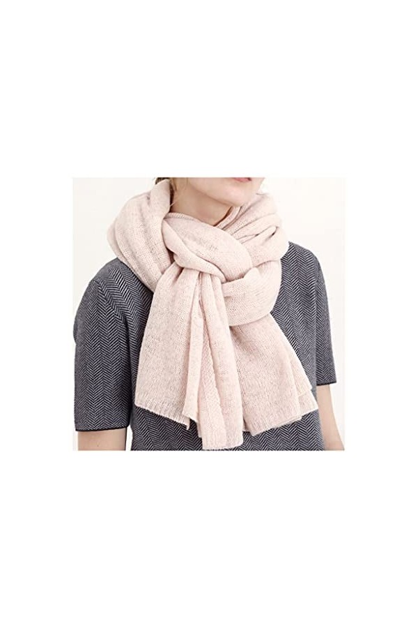 Dzwyc Foulard Châle à la Mode 78.7 * 31.4 Pouces surdimensionné Cashmere Cashmere Sharf Châle 180G Echarpe en Laine léger Sca