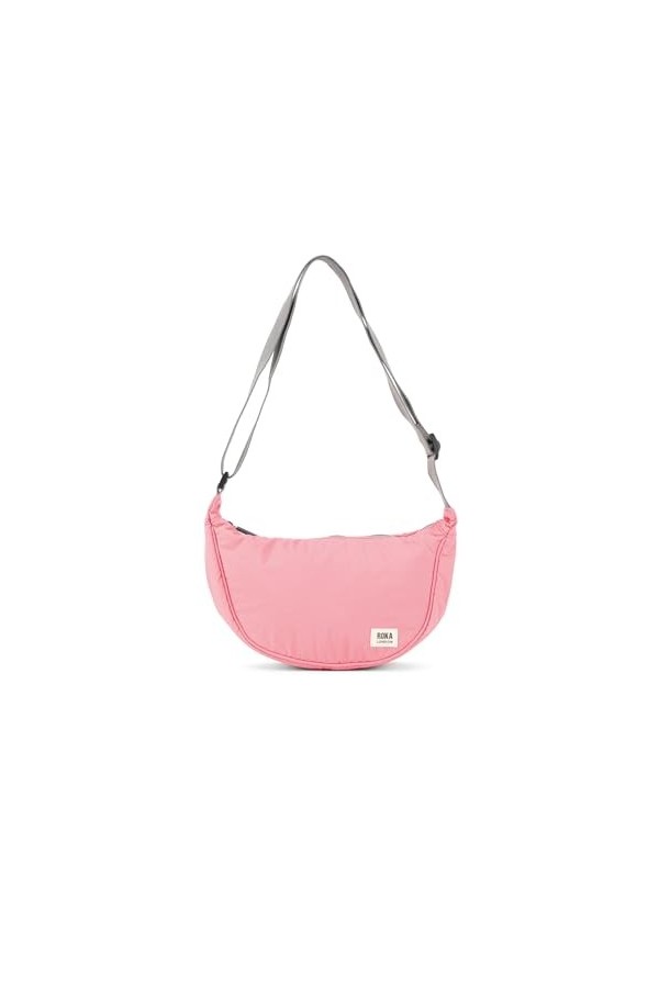 Roka London Farringdon Taslon Sac à bandoulière recyclé Rose, rose, One Size