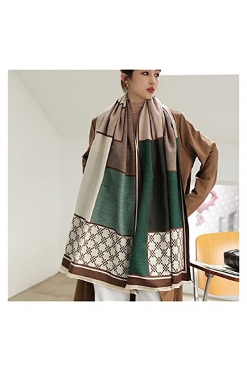 ZZLLFF Couverture Longue épaisse châles de Dames Populaires Wraps Watch Hiver Cachemire écharpe Pashmina Femmes écharpes Hija