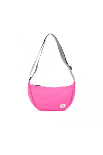 Roka London Farringdon Taslon Sac à bandoulière recyclé Rose vif, rose vif, One Size