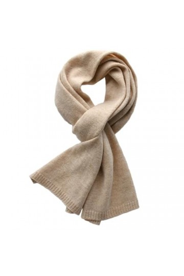 Dninmim Écharpe fine en laine pour femme - Pour lhiver - Solide - Châle chaud - Court - Pour enfants, Rouge, Adults 155CM