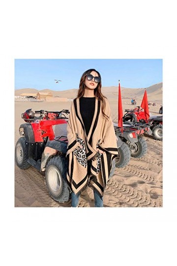 Écharpe De Châles à La Mode avec Poche Couverture Chaude De Foulards De Poncho dhiver pour Femmes Couvertures De Gland,Yello