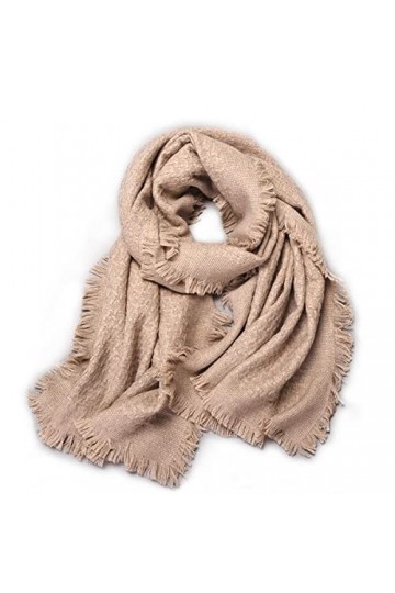 Foulard en Soie, Écharpes de Couverture pour Femmes Chaudes et Confortables Hiver Grande Couverture Wrap Châle Châle Doux et 