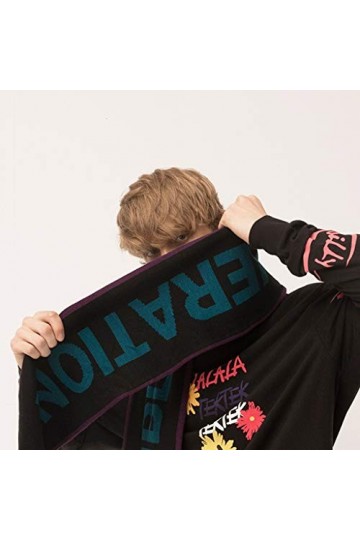 TYXL Foulard de Soie Femme, Écharpe Femme Hommes et Femmes Mode Écharpe Chaude Double Face Écharpe Imprimée Écharpe Tendance 