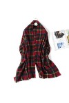 Écharpe Femmes Écharpe en Cachemire Tendance Plaid Couverture Écharpe Femmes Grandes Écharpes Longues Surdimensionnées Chaud 