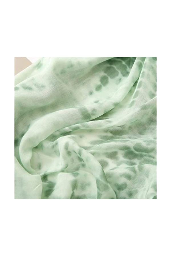 MIHOTA Châle Écharpe Léopard Dot Fringe Viscose Châle Écharpe Lady Print Soft Wrap Pashmina Stole Color : A, Size : 180cm*90